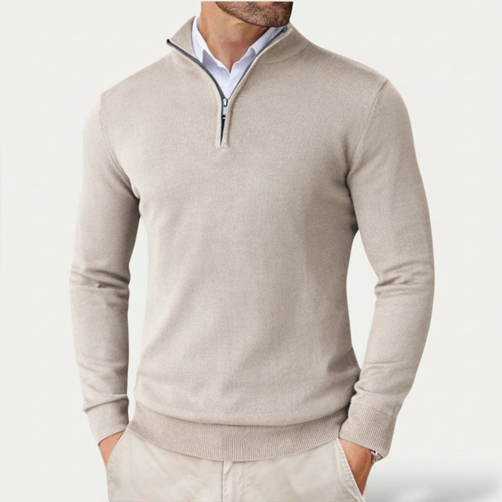 CARVELLI MILANO | Heren Pullover met  Rits
