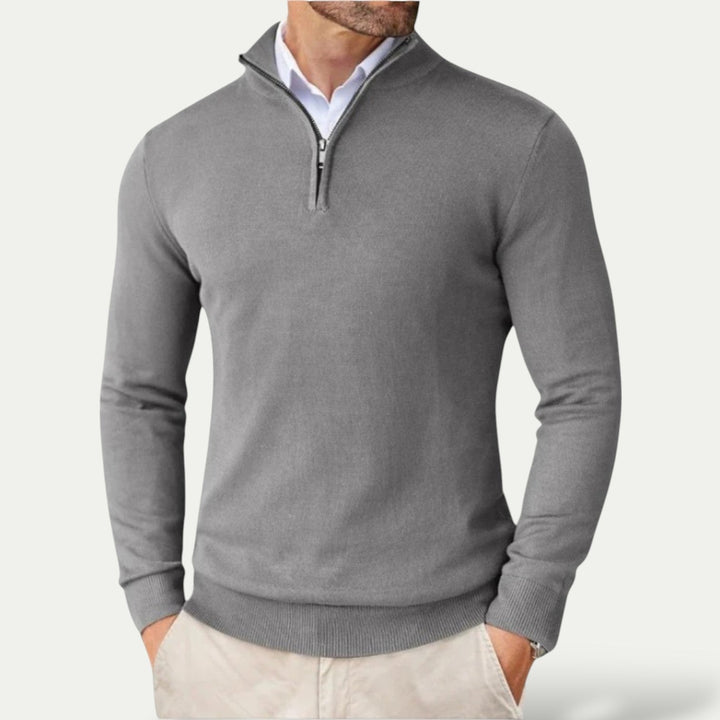 CARVELLI MILANO | Heren Pullover met  Rits