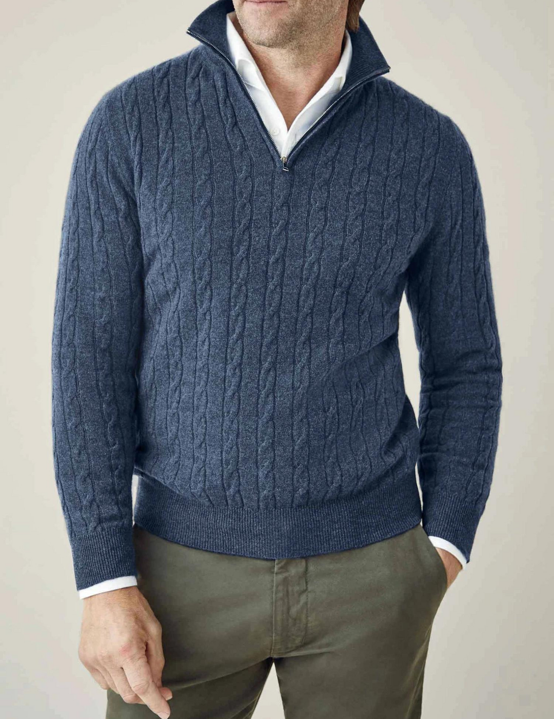 CARVELLI MILANO | Castello Zip Sweater