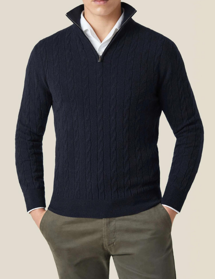 CARVELLI MILANO | Castello Zip Sweater