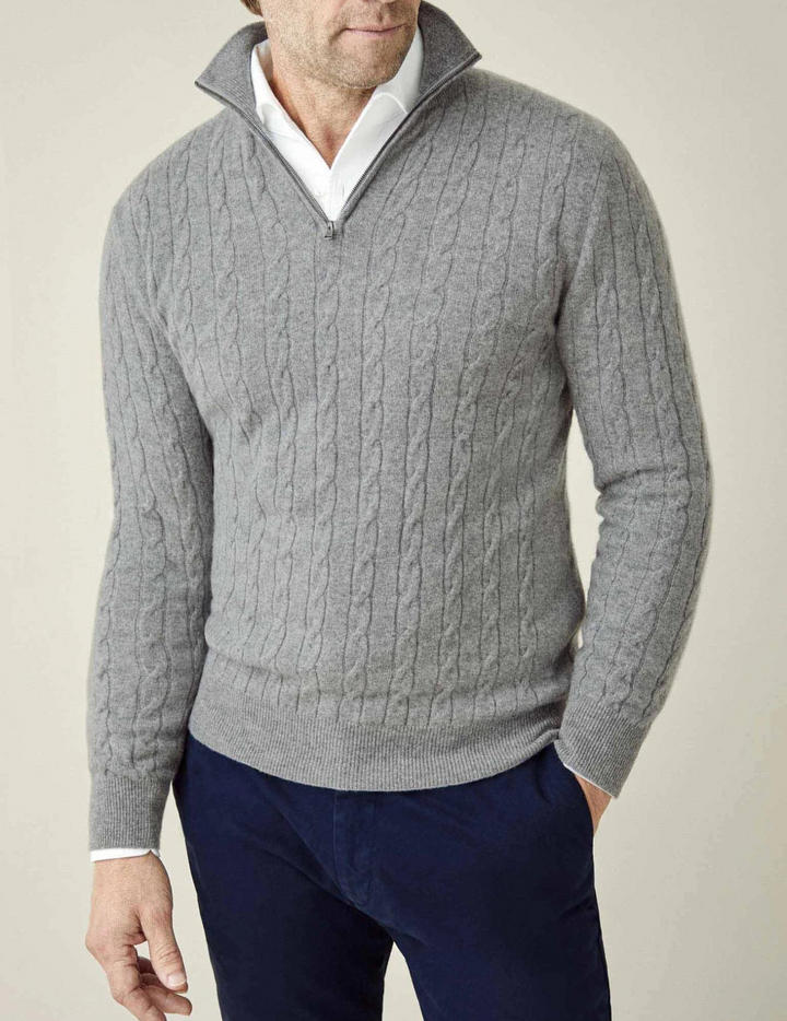 CARVELLI MILANO | Castello Zip Sweater