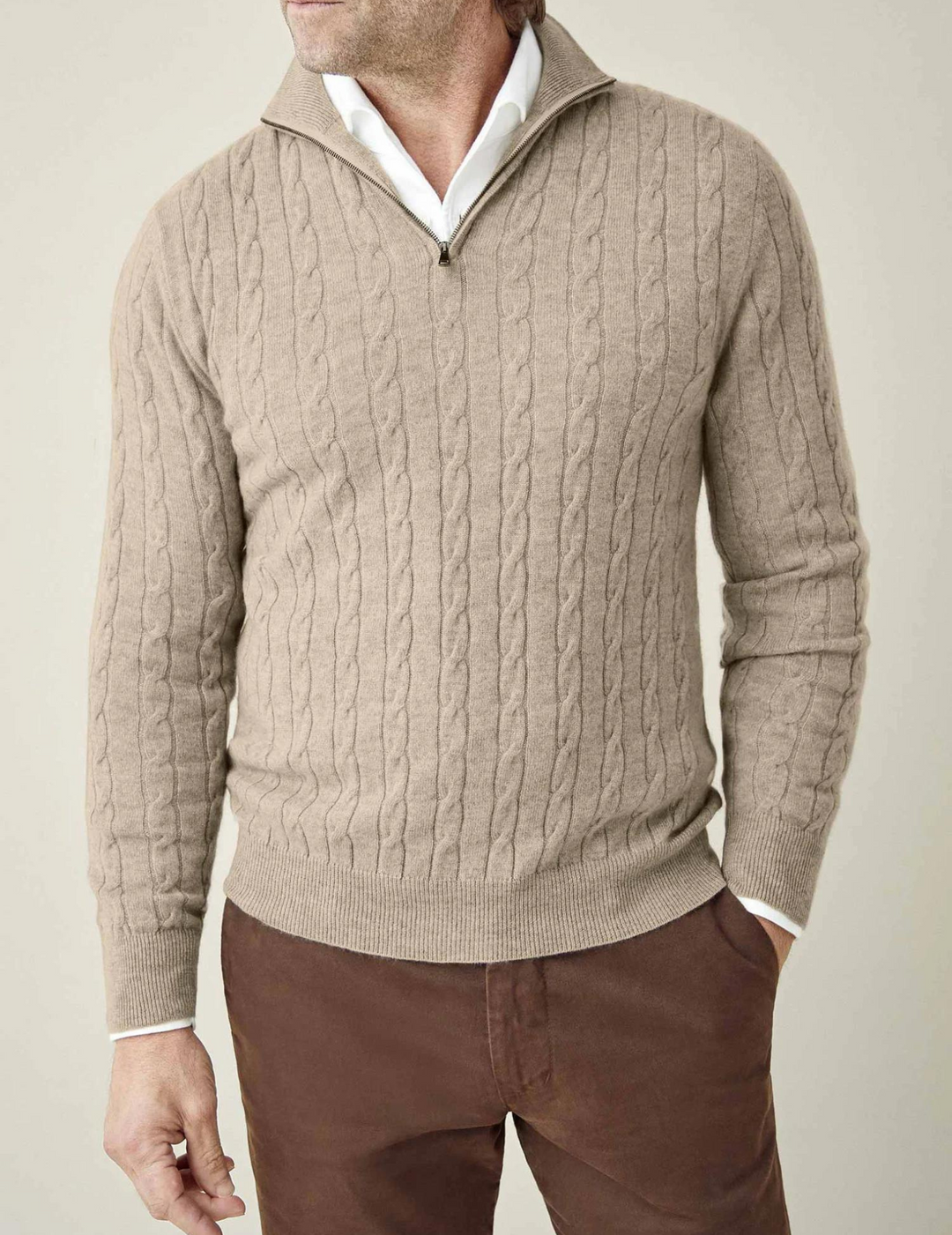 CARVELLI MILANO | Castello Zip Sweater
