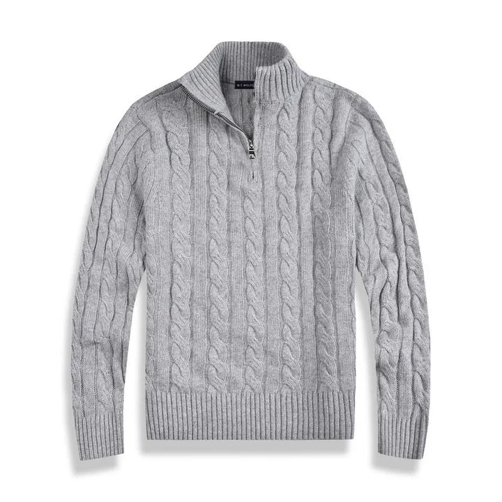 CARVELLI MILANO | Classic Half Zip Sweater
