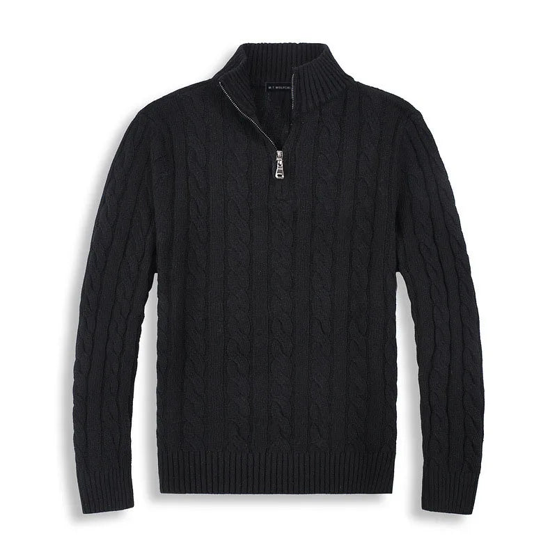 CARVELLI MILANO | Classic Half Zip Sweater