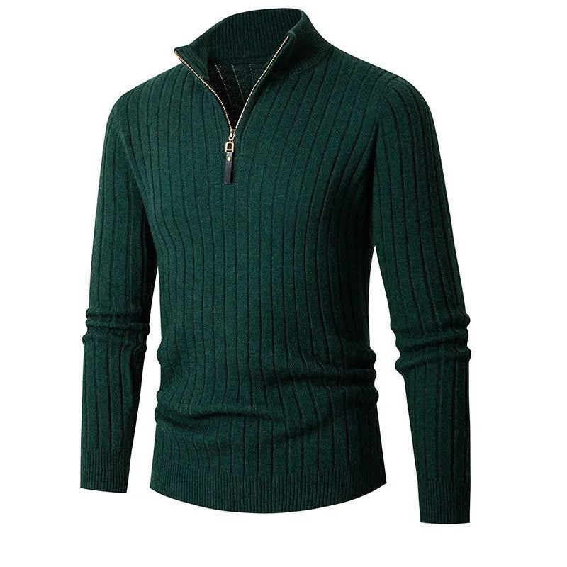 CARVELLI MILANO | Essential Half Zip Sweater