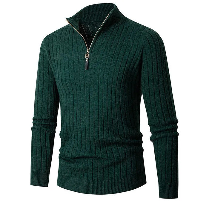 CARVELLI MILANO | Essential Half Zip Sweater