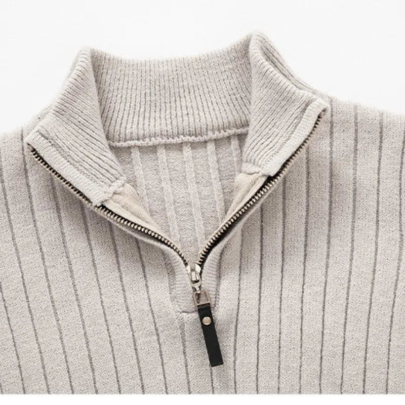 CARVELLI MILANO | Essential Half Zip Sweater
