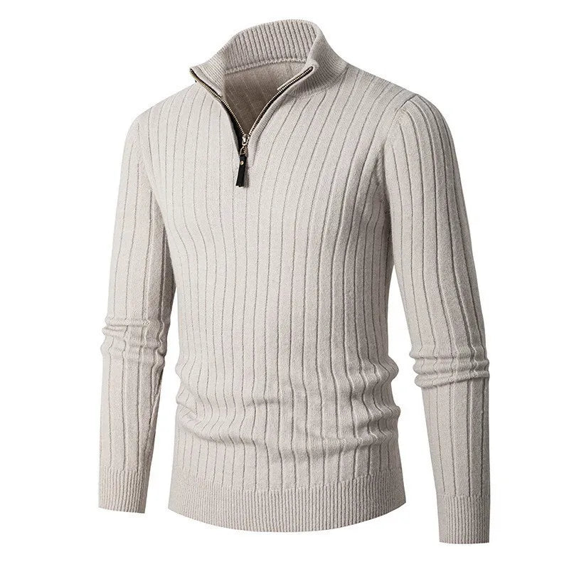 CARVELLI MILANO | Essential Half Zip Sweater