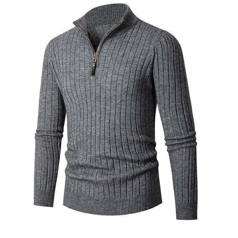 CARVELLI MILANO | Essential Half Zip Sweater