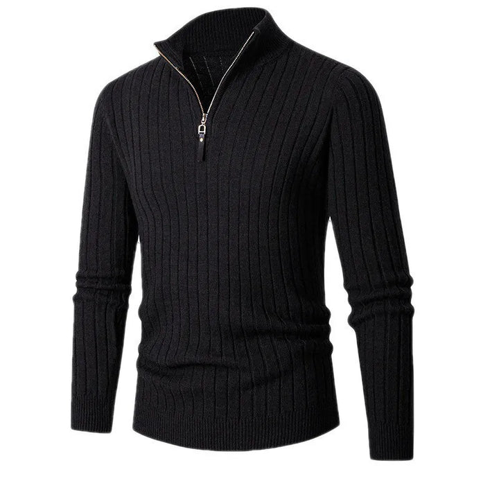 CARVELLI MILANO | Essential Half Zip Sweater