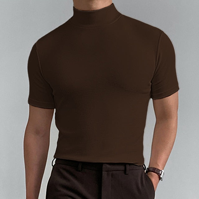 CARVELLI MILANO | Comfortabel Turtleneck T-Shirt