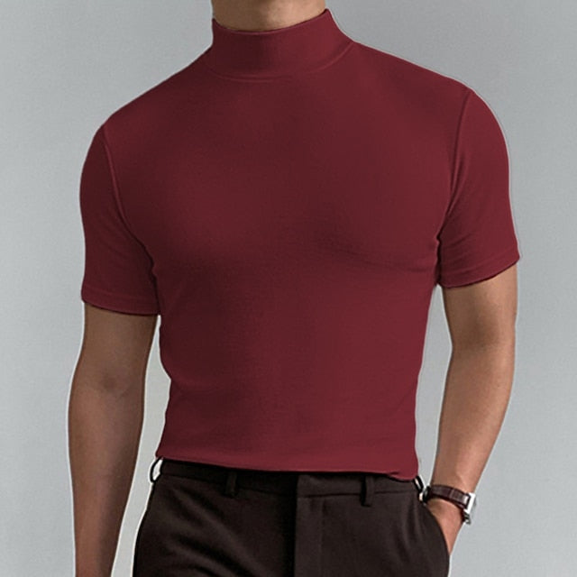CARVELLI MILANO | Comfortabel Turtleneck T-Shirt
