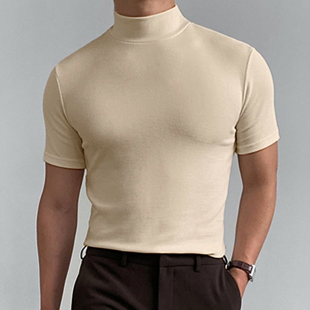 CARVELLI MILANO | Comfortabel Turtleneck T-Shirt