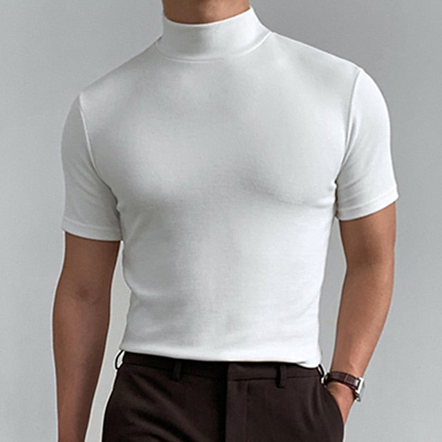 CARVELLI MILANO | Comfortabel Turtleneck T-Shirt