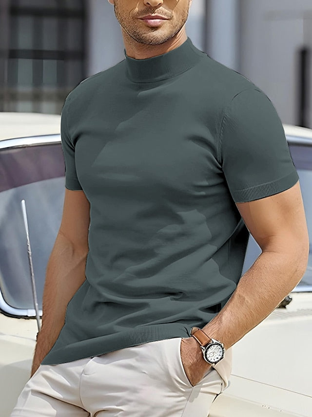 CARVELLI MILANO | Casual Turtleneck T-Shirt