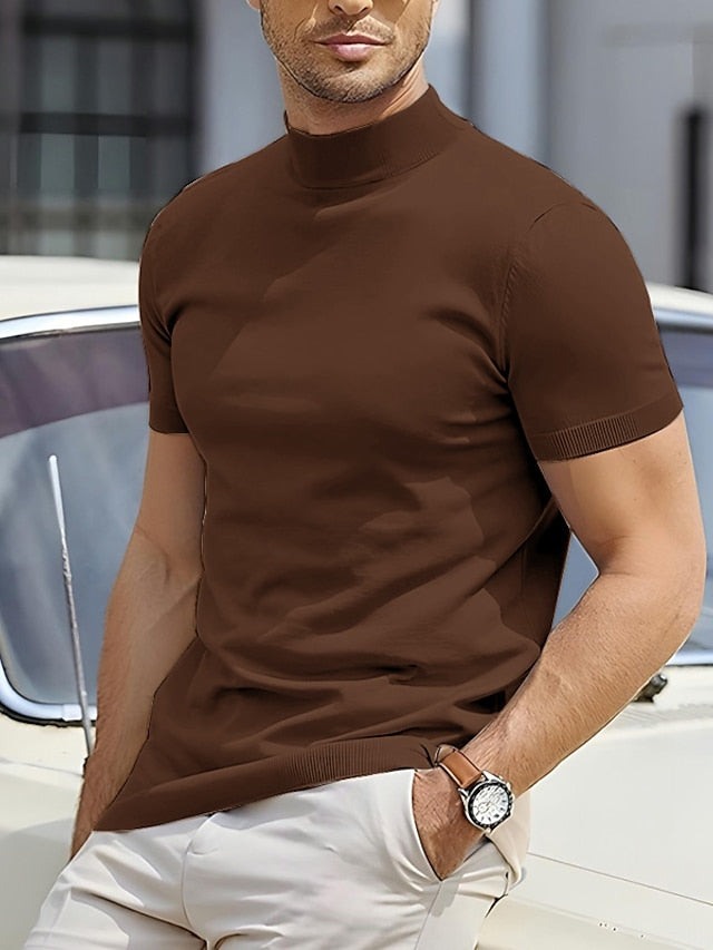 CARVELLI MILANO | Casual Turtleneck T-Shirt
