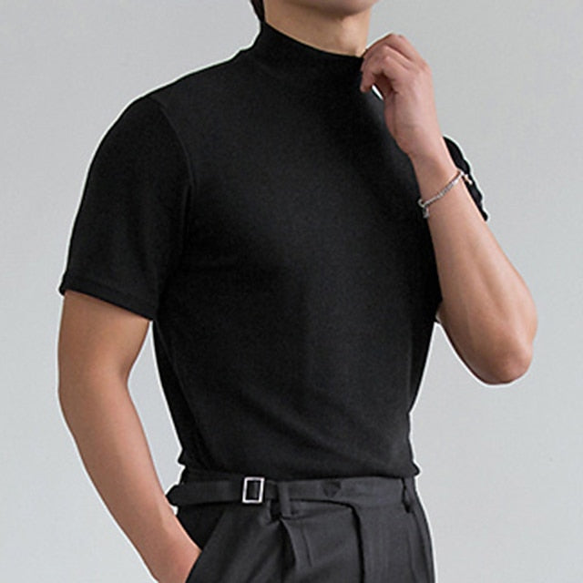 CARVELLI MILANO | Comfortabel Turtleneck T-Shirt