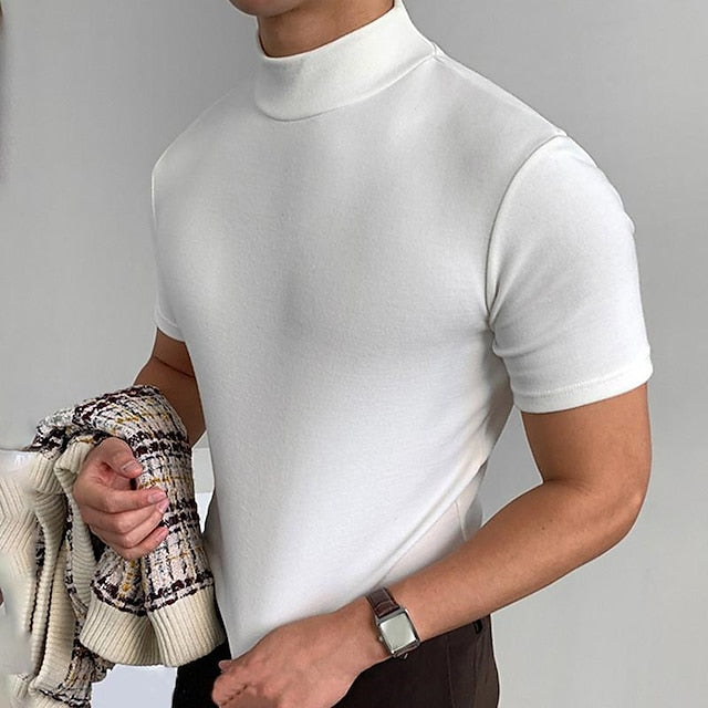 CARVELLI MILANO | Comfortabel Turtleneck T-Shirt