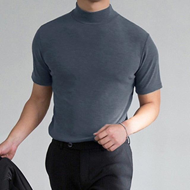 CARVELLI MILANO | Comfortabel Turtleneck T-Shirt